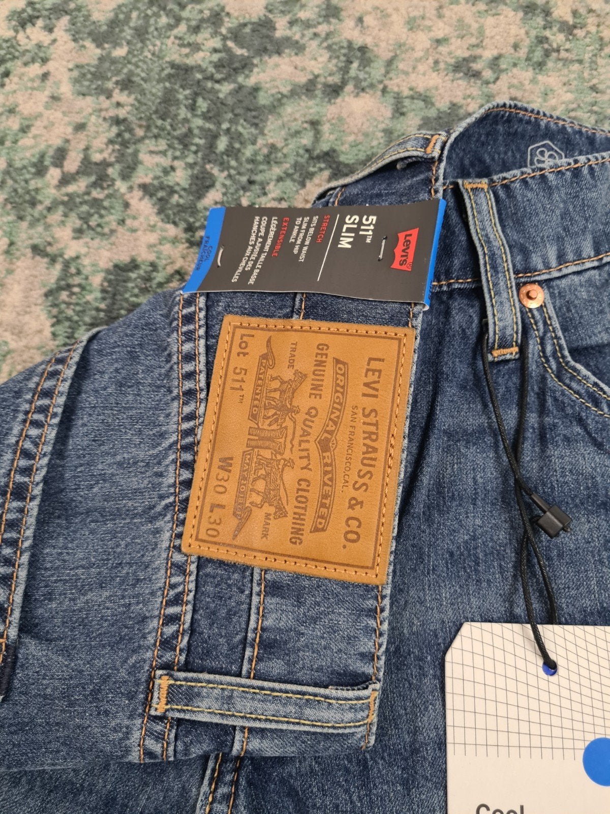Levi’s 511 Slim W30 L30 Dames Tulsi3030 Blauw, Blauw, Nieuw, Ophalen of Verzenden, W28 - W29 (confectie 36)