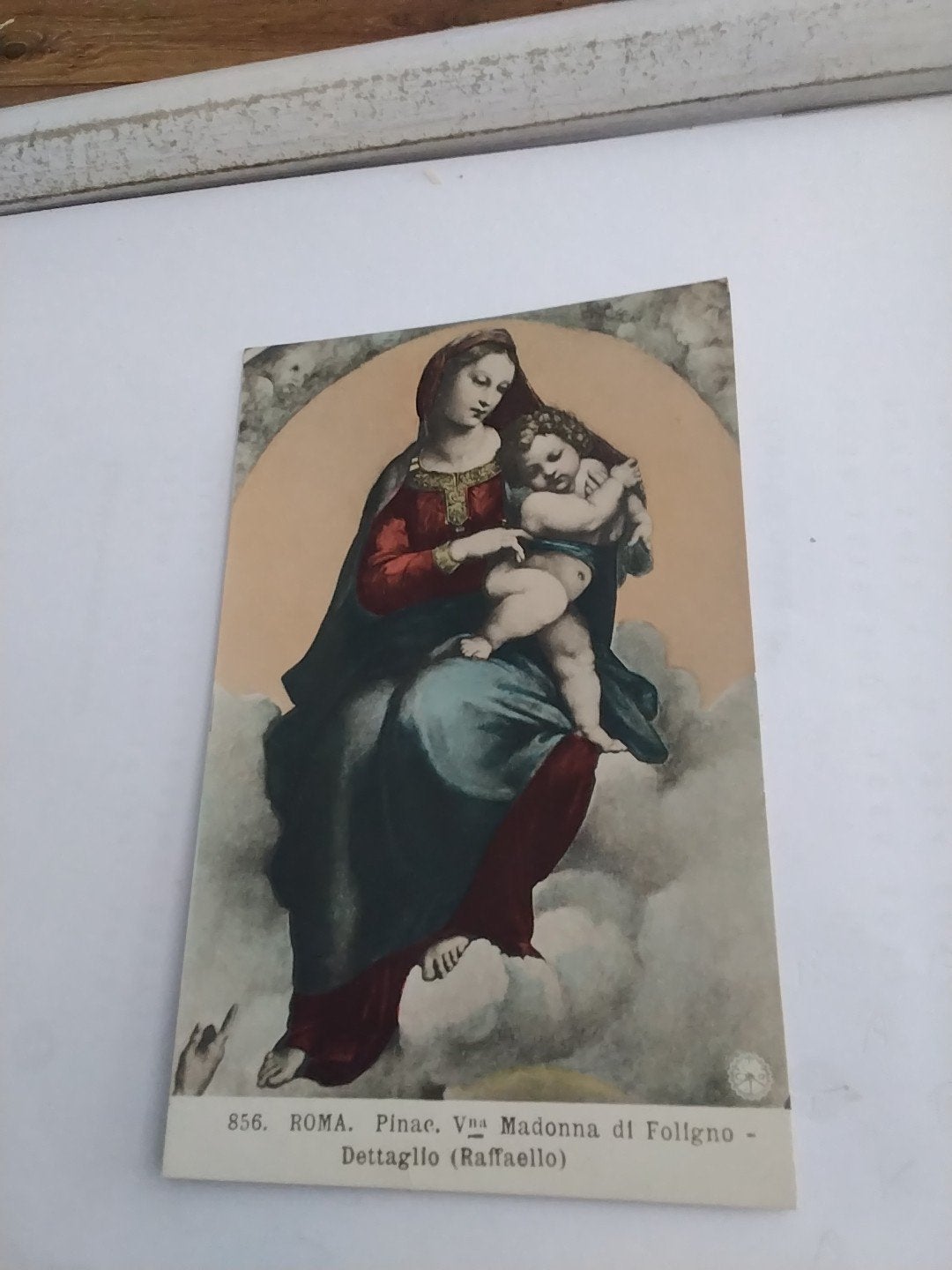 Oude Ansichtkaart: Madonna di Foligno (Raffaello) - Rome, Ophalen of Verzenden, 1980 tot heden