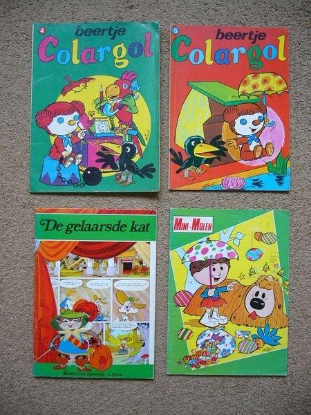 2 Oude kinder stripboeken uit de jaren 60 - 70, Ophalen of Verzenden, Gelezen, Fictie algemeen
