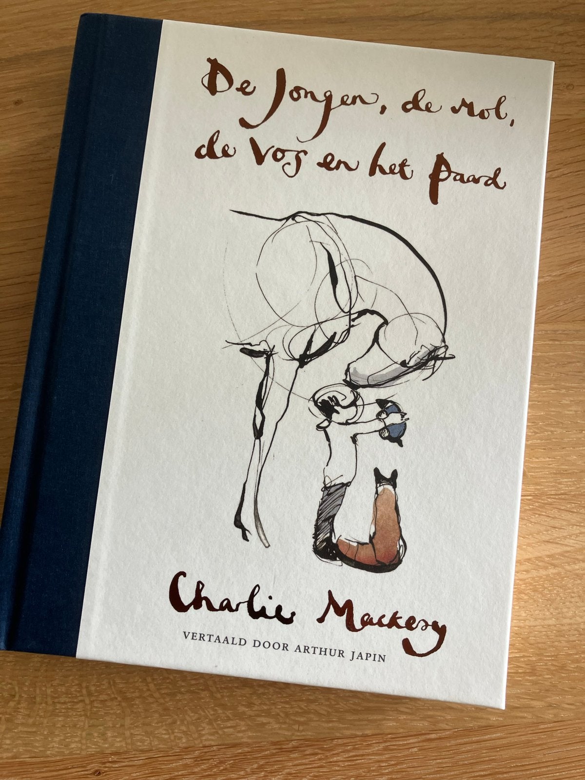 De Jongen, de Mol, de Vos en het Paard - Charlie Mackesy, Boeken, Ophalen of Verzenden, Zo goed als nieuw, Europa overig