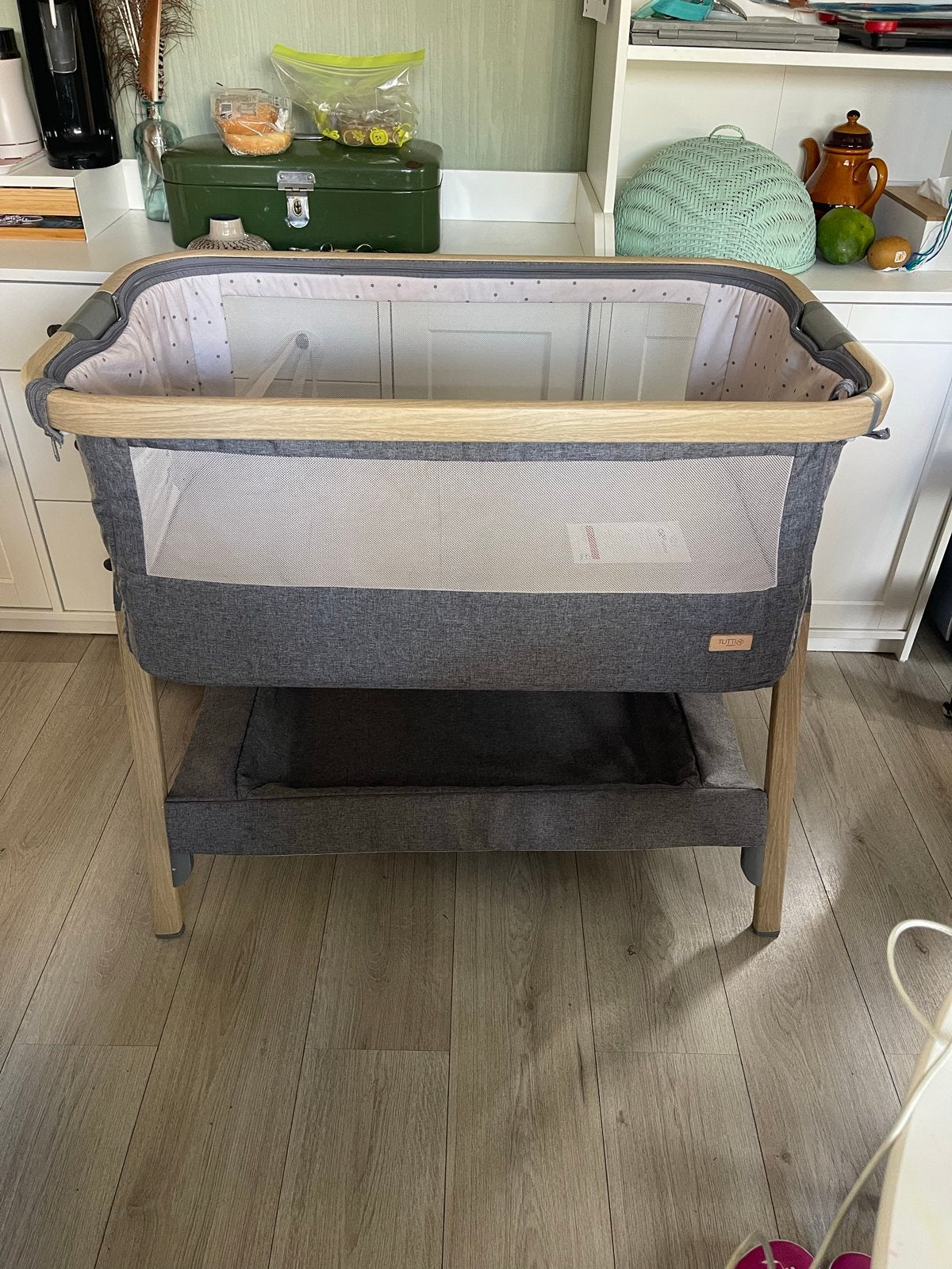 Co-sleeper CoZee Tutti Bambini met bevestigingsbanden en tas, Ophalen, Gebruikt, Wieg