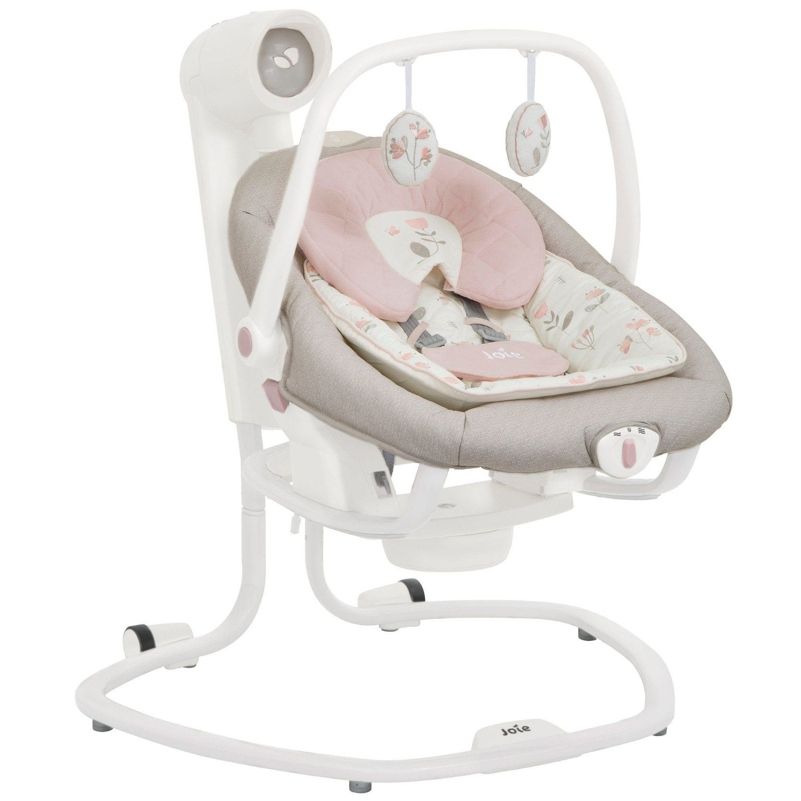 Joie Serina 2in1 Baby Swing & Rocker Flowers Forever, Wipstoel, Met gordel(s) of riempje(s), Zo goed als nieuw, Ophalen