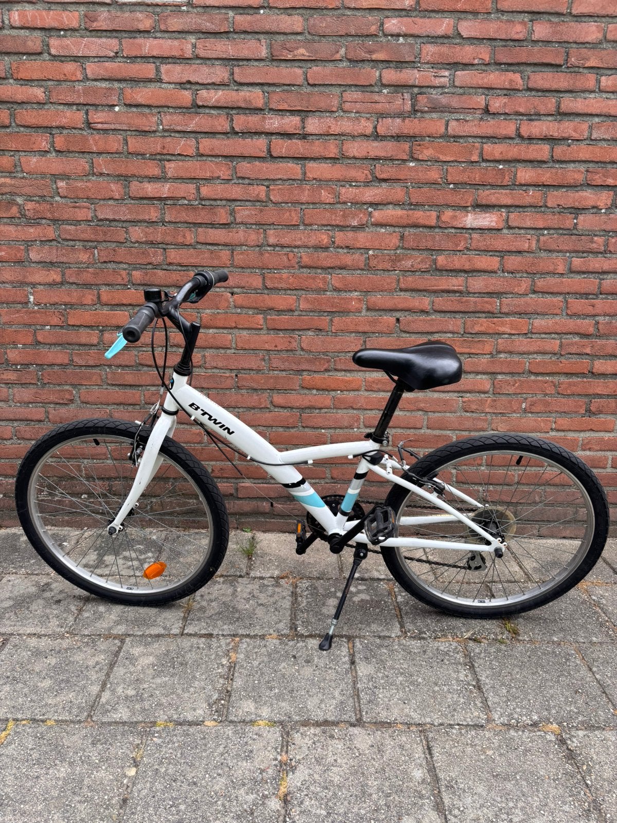Btwin kinderfiets 24 inch, Ophalen, Gebruikt, Velgrem, 20 inch of meer