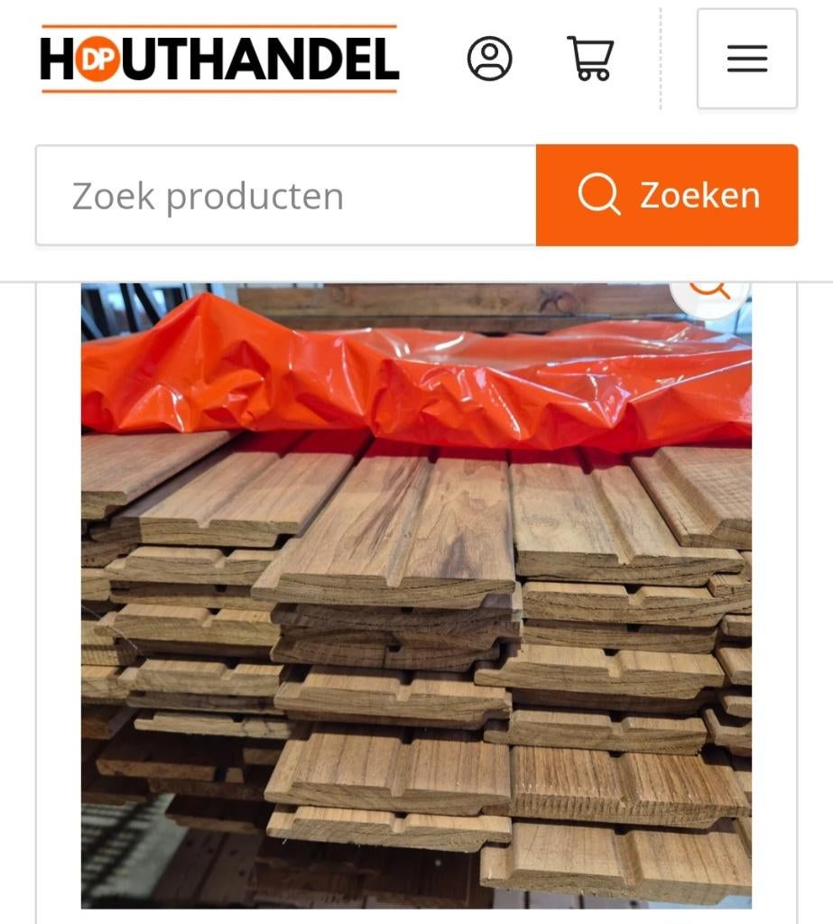 Gevelbekleding | Thermo Frake Dubbel Rhombus (Gevingerlast), Doe-het-zelf en Verbouw, Ophalen of Verzenden, Nieuw, Hout, Minder dan 20 mm