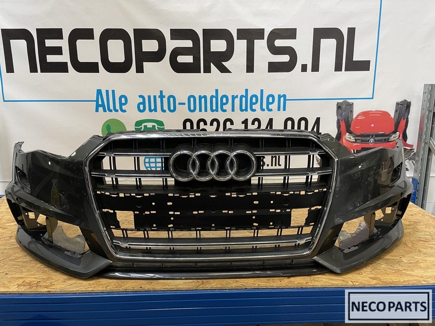 AUDI A6 C7 4G FACELIFT S LINE BUMPER VOORBUMPER GRILL, Gebruikt, -, -, -