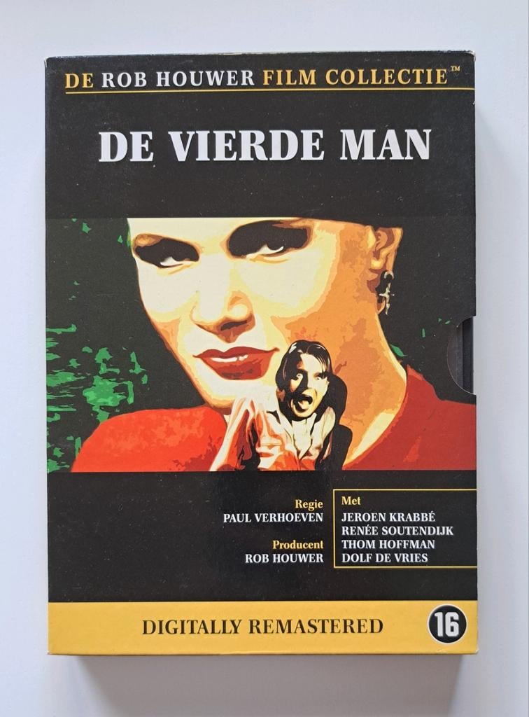 De Vierde Man - Rob Houwer Film Collectie (DVD + Slipcover!), Cd's en Dvd's, Dvd's | Nederlandstalig, Vanaf 16 jaar, Ophalen of Verzenden