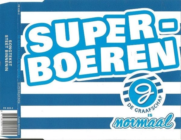 Normaal - cds - Superboern .. Bennie Jolink -  De Graafschap, Ophalen of Verzenden, Nieuw in verpakking, Rock