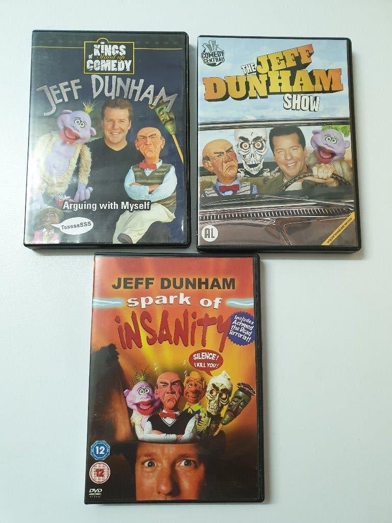 3 DVDS - Jeff Dunham, Cd's en Dvd's, Alle leeftijden, Ophalen of Verzenden, Gebruikt, Stand-up comedy