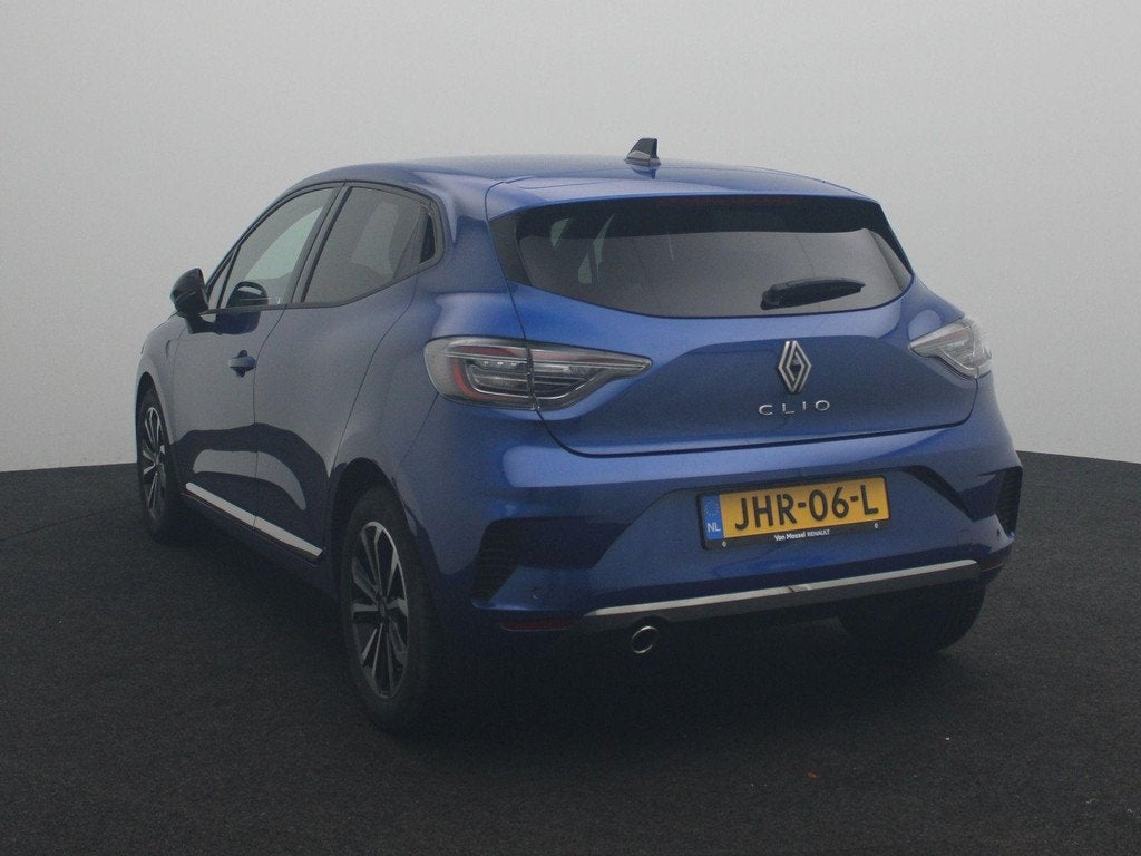 Renault Clio TCe 90 Techno | Apple Carplay & Android Auto |, Voorwielaandrijving, Euro 6, Blauw, Leder en Stof