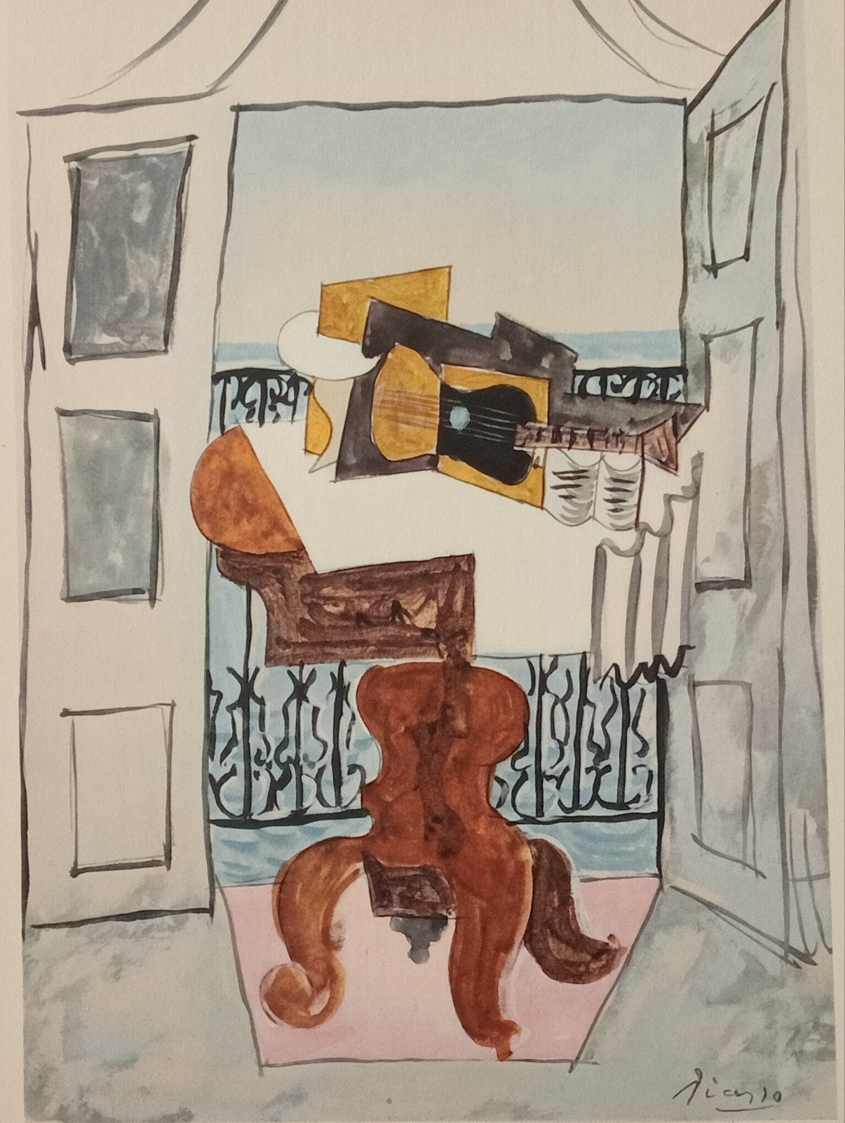 Pablo Picasso offset prent, Ophalen of Verzenden