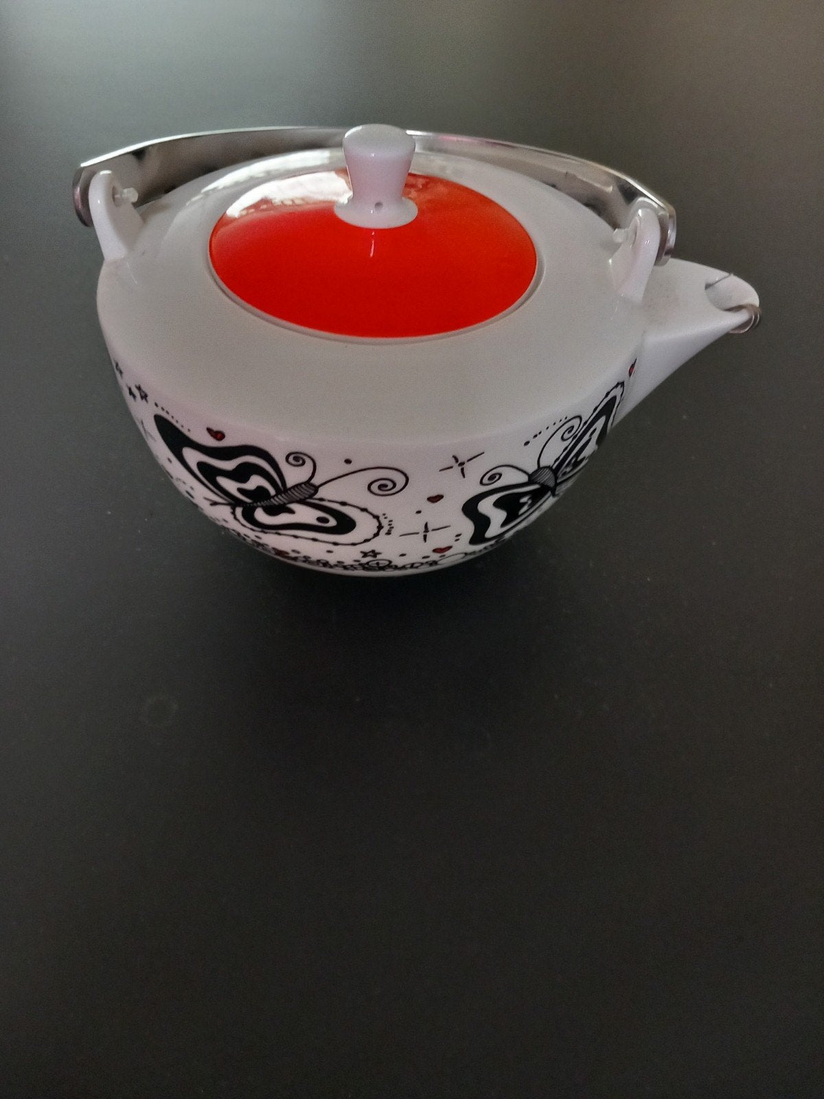 Designer theepot Petra Peschkes Ritzenhoff, Theepot/fluitketel, Nieuw, Ophalen of Verzenden, Steen/keramiek