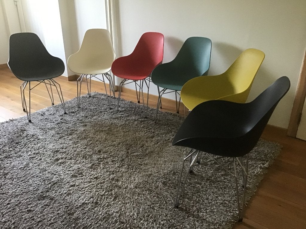 Eetkamer/terrasstoelen, Huis en Inrichting, Stoelen, Ophalen, Overige kleuren, Zo goed als nieuw, Modern