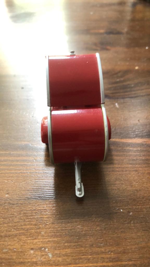 Eriba puck caravan  rood/wit, Ophalen, Zo goed als nieuw, Auto
