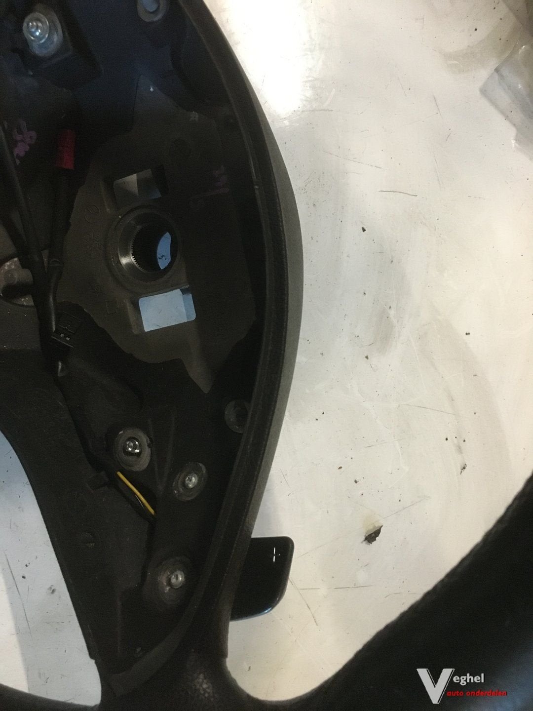 Mercedes C 204 220 cdi 2008  Lederen Stuur met Flippers, Gebruikt, -, -, Ophalen of Verzenden