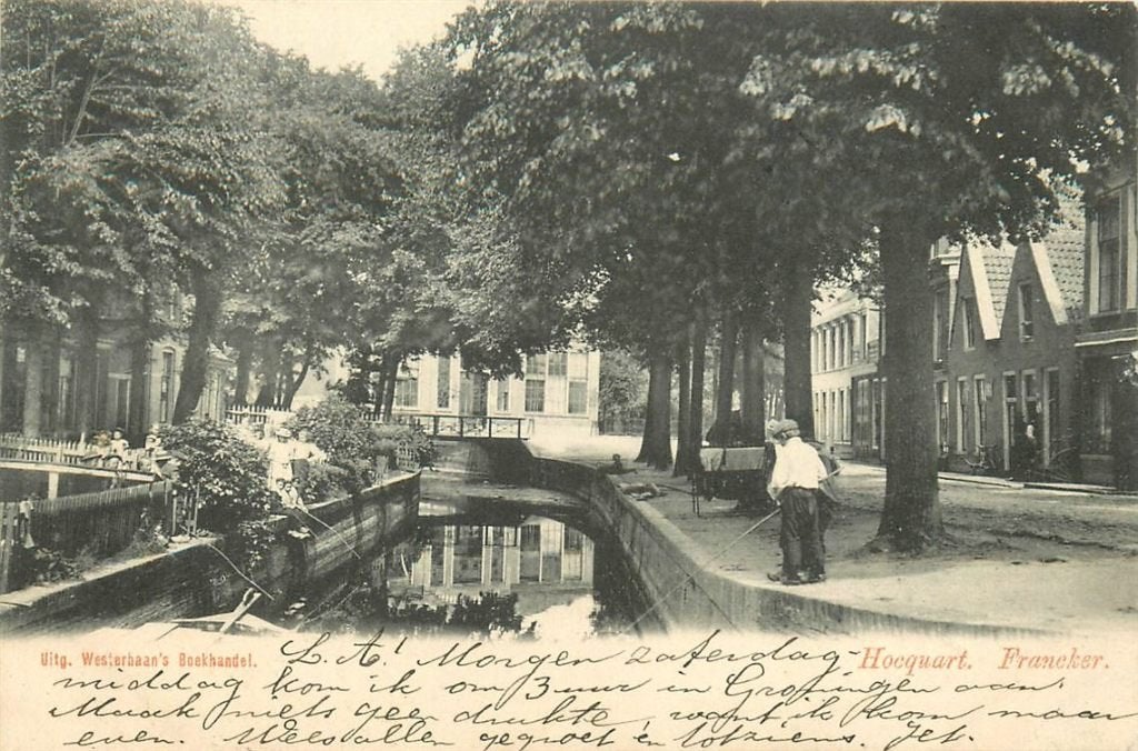 701-187-025 Franeker Hocquart, Verzenden, Voor 1920, Friesland