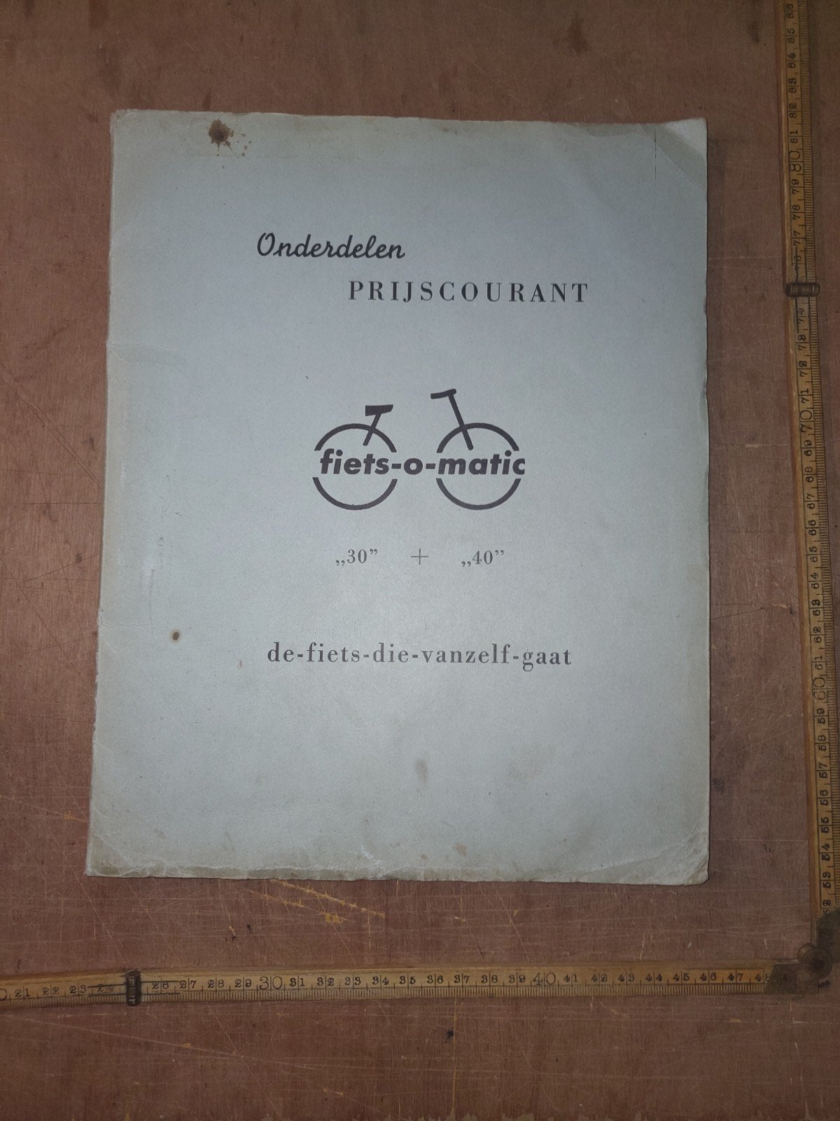 Onderdelen catalogus fiets-o-matic., Fietsen en Brommers, Ophalen of Verzenden