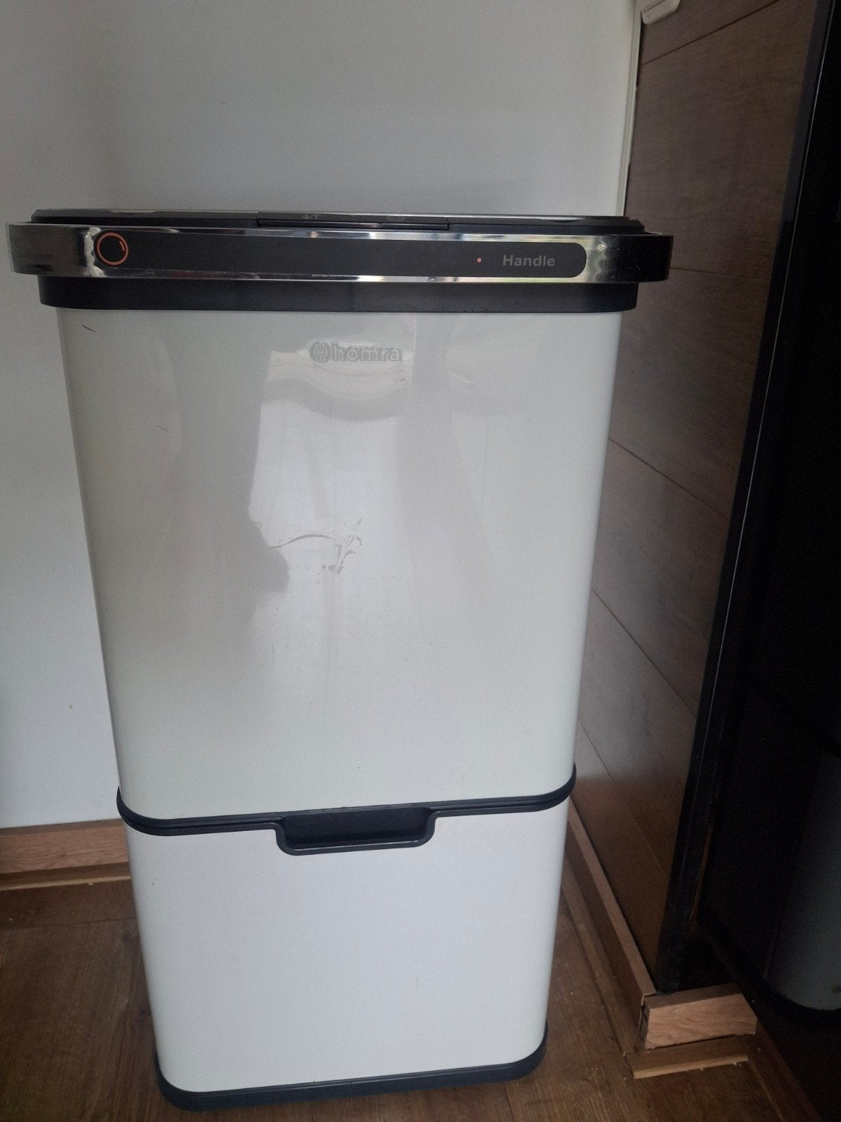 Homra Prullenbak met Sensor - Wit, Ophalen, Gebruikt, 40 liter of meer, 75 – 100