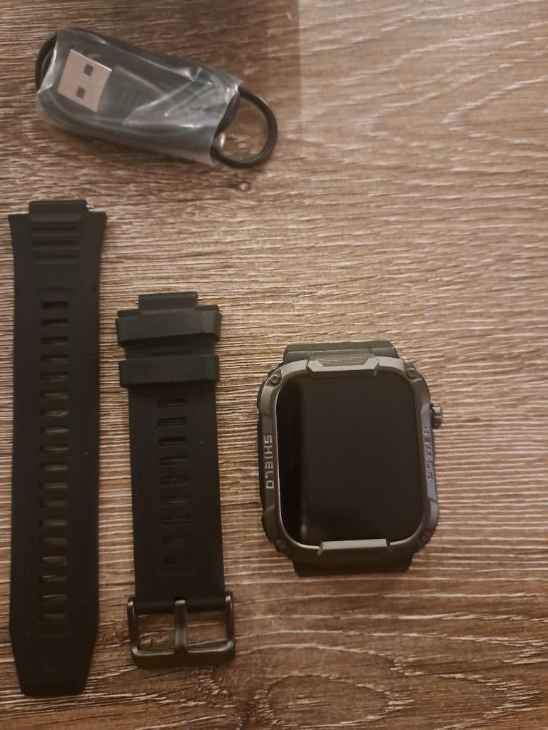 smart watch gard pro, Sieraden, Tassen en Uiterlijk, Smartwatches, Hoogte, Zwart, Ophalen of Verzenden, Zo goed als nieuw