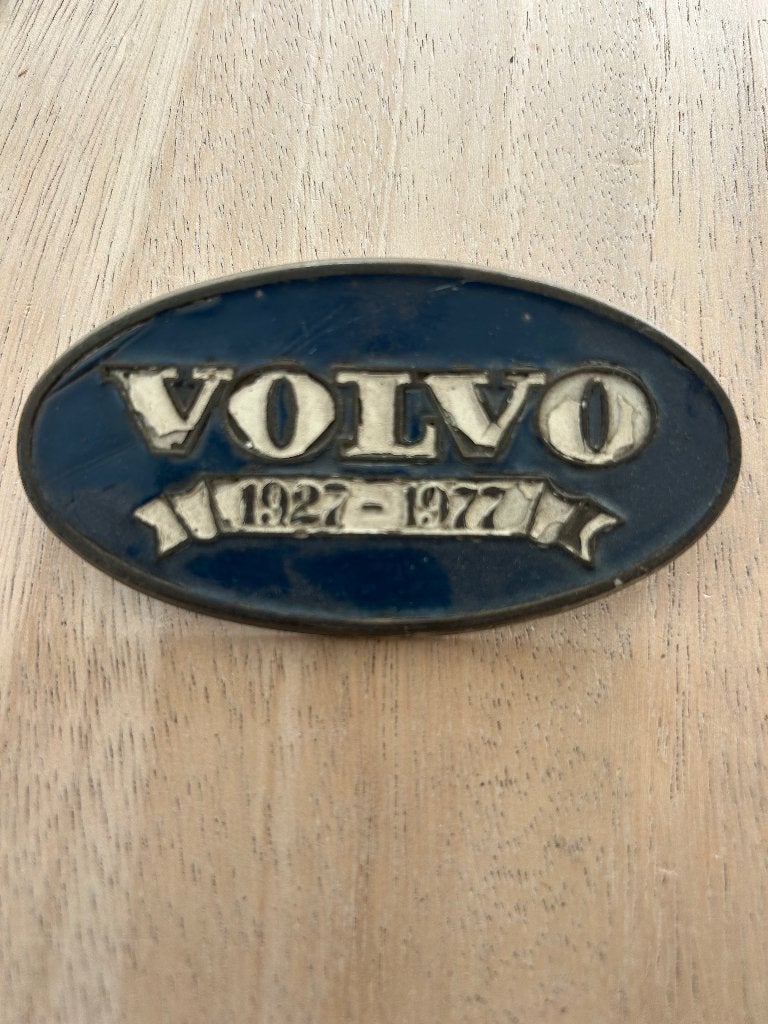 Jubileum Volvo embleem, Ophalen of Verzenden, Gebruikt