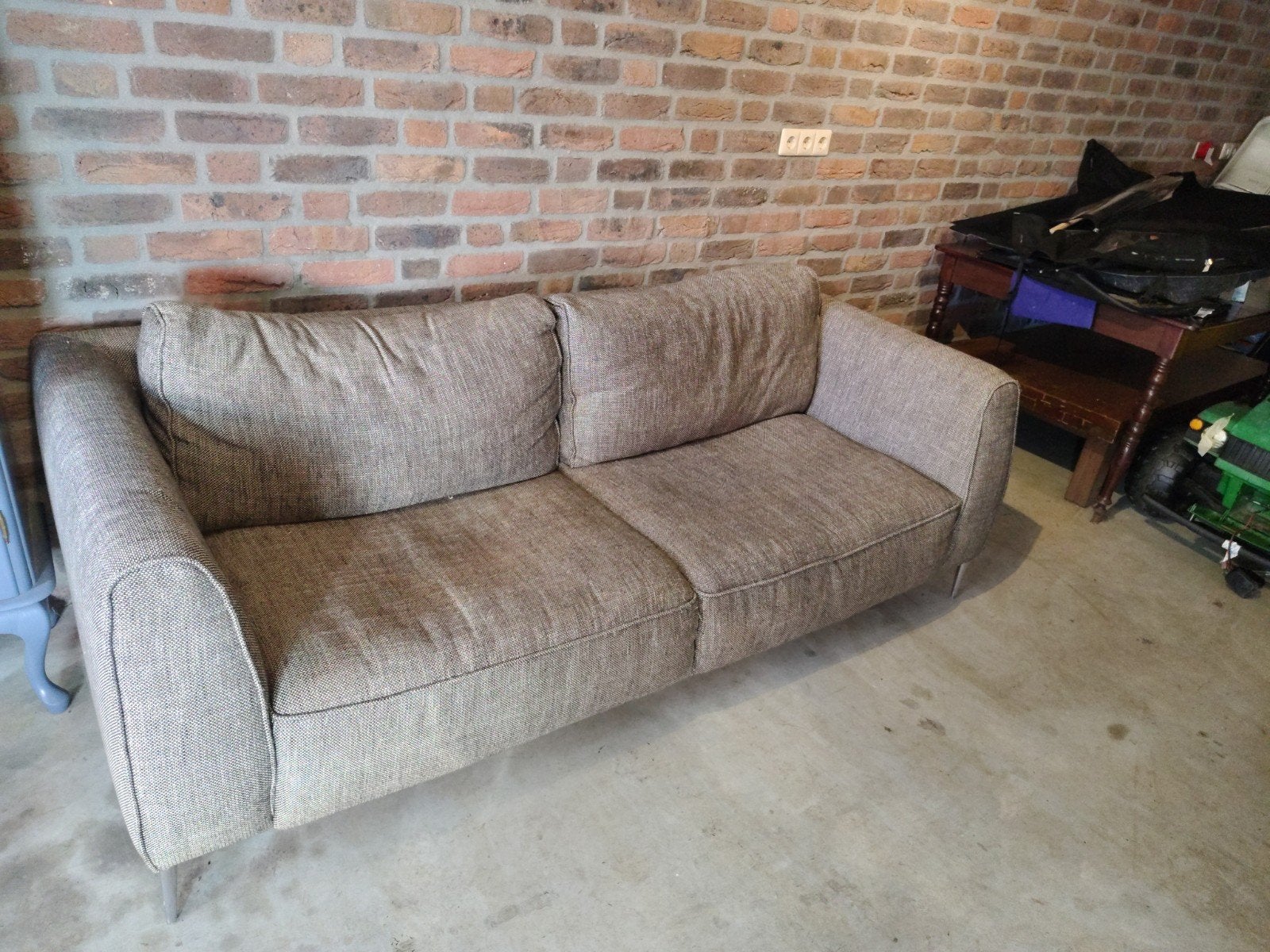 Chateau D'ax bank - 220cm breed, gebruikt maar prima staat, Ophalen, Gebruikt, 100 tot 125 cm, Driepersoons