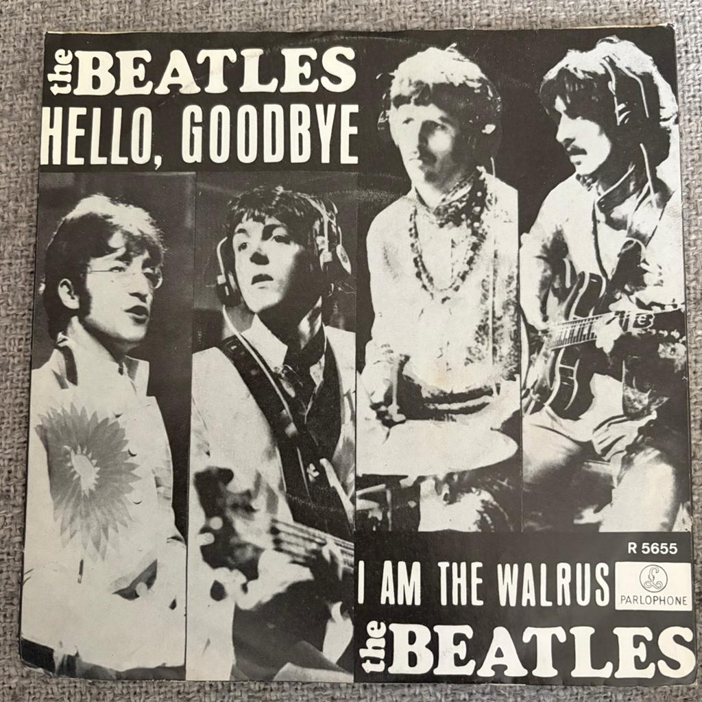 Vinyl single The Beatles - Hello, goodbye / I am the walrus, Cd's en Dvd's, Vinyl Singles, Ophalen of Verzenden, Gebruikt, Pop