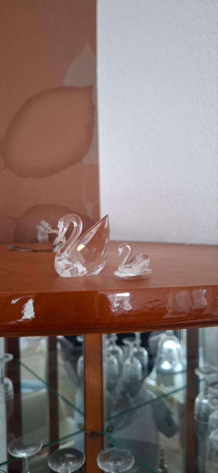 Swarovski zwaan kristal helder, Ophalen, Zo goed als nieuw, Figuurtje