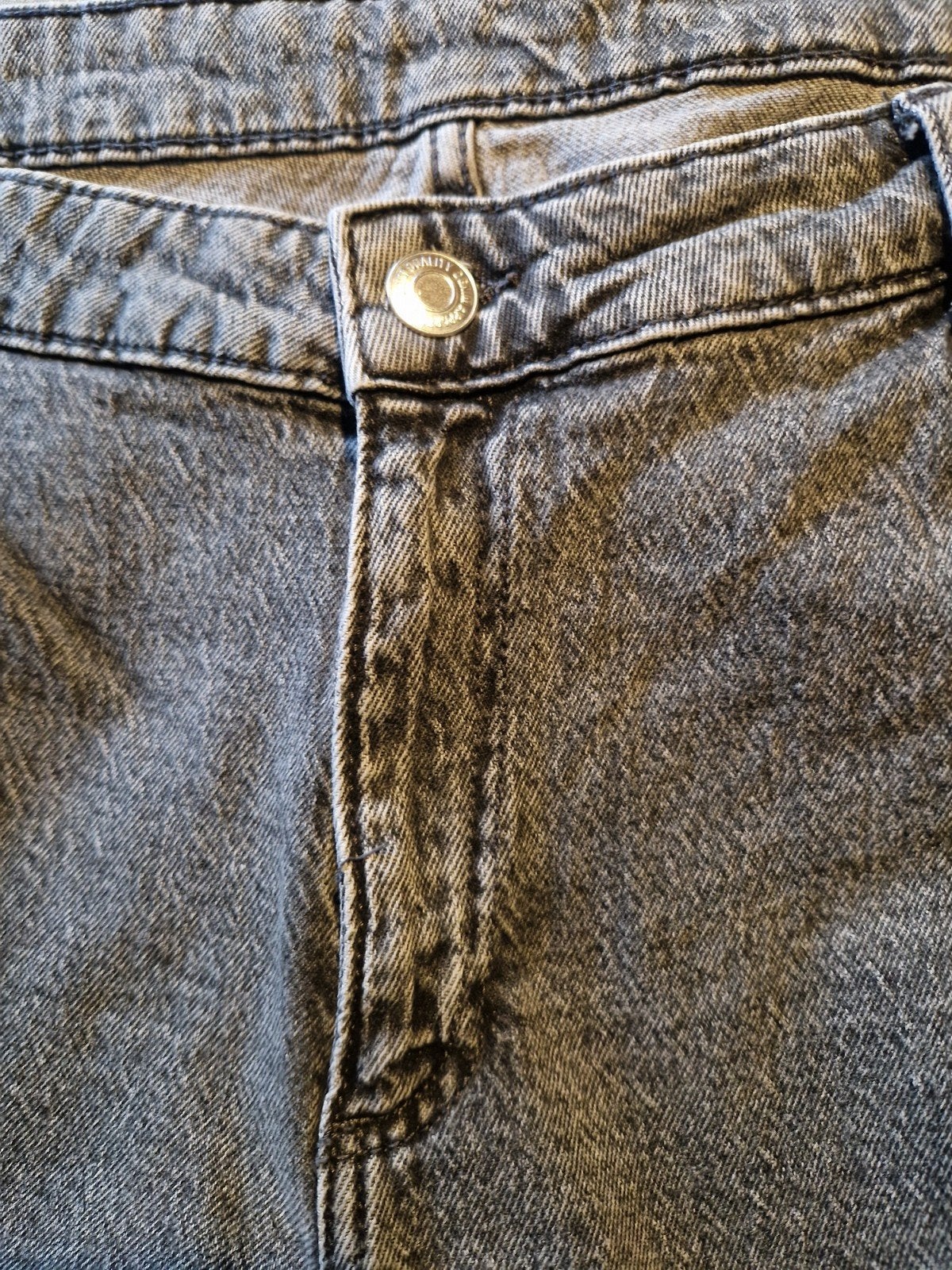 spijkerbroek vero moda curve 52/32, Vero Moda, Verzenden, Zo goed als nieuw, Grijs