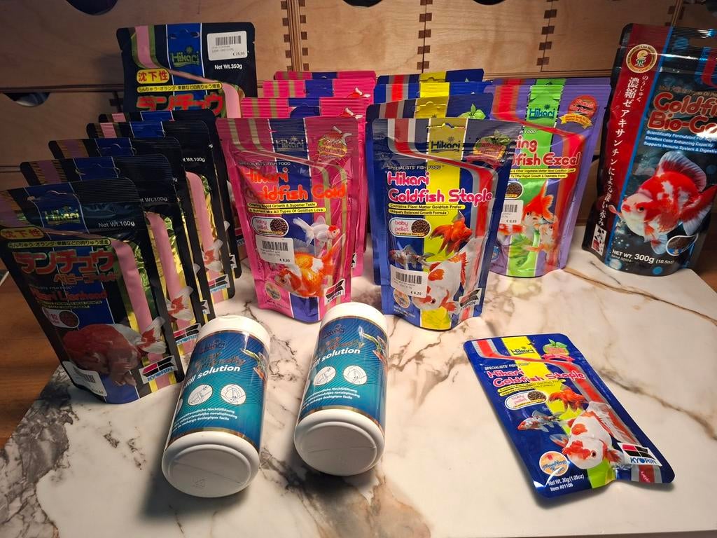 Aquarium Hikari voor alle goud vissen diverse soorten, Ophalen of Verzenden, Nieuw, Overige typen, Overige merken