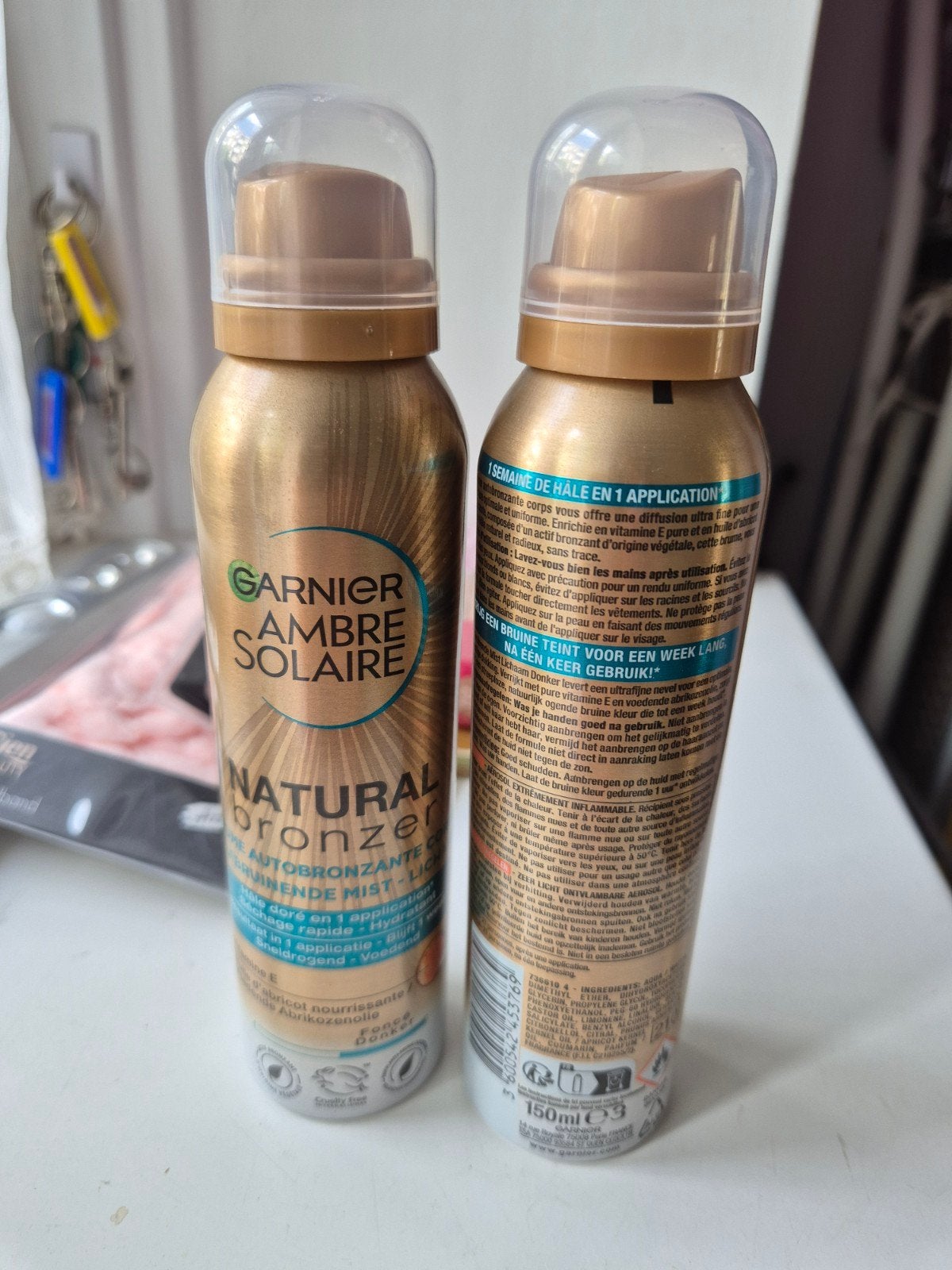Garnier Ambre Solaire Natural Bronzer Zelfbruiner Mist, Ophalen of Verzenden, Nieuw, Zonnebrand of After Sun