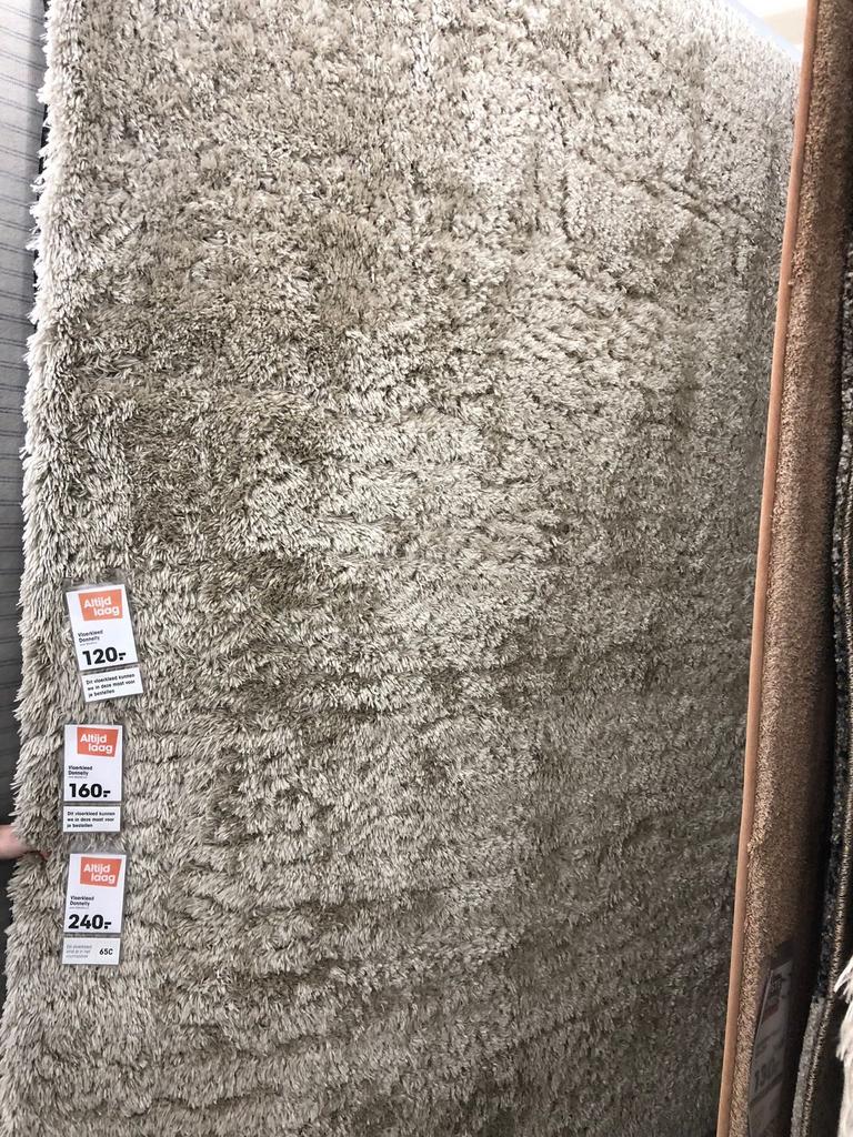 Vloerkleed nieuw op rol, Ophalen, Beige, Nieuw, Hoogpolig vloerkleed