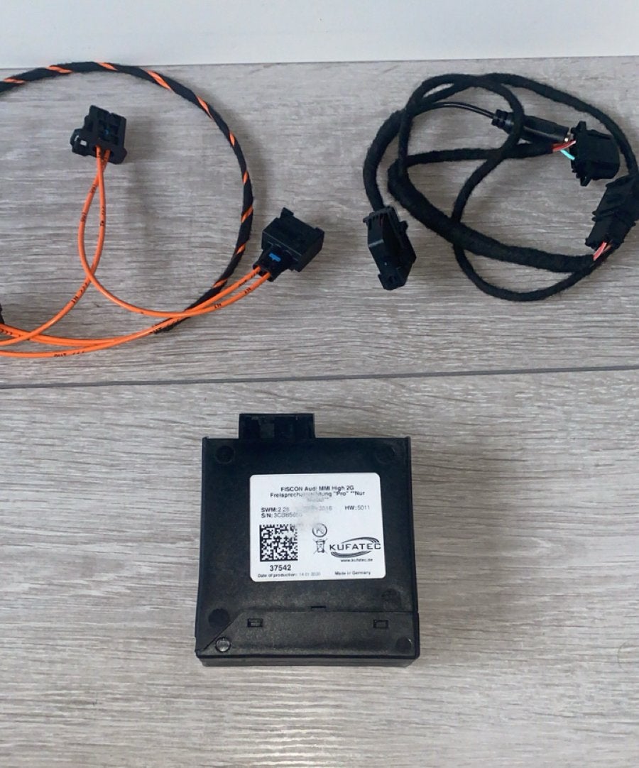 Kufatec FISCON Bluetooth Carkit Pro - Audi MMI 2G, Ophalen of Verzenden, Nieuw, Audi