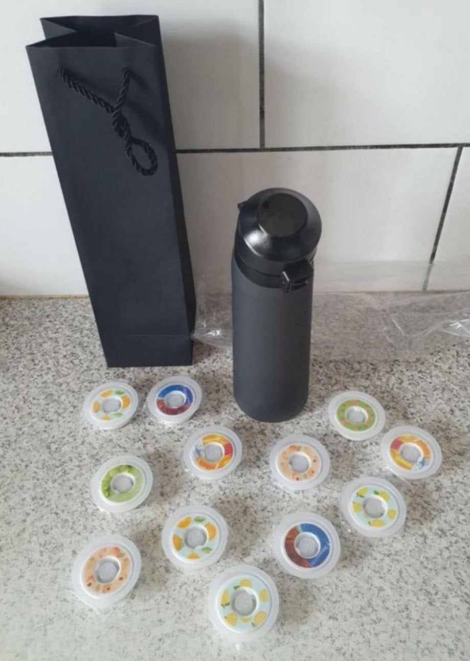 Waterfles Zwart Mat 650ML ( Air up Model ) + 3 Geurpods



C, Ophalen of Verzenden, Nieuw