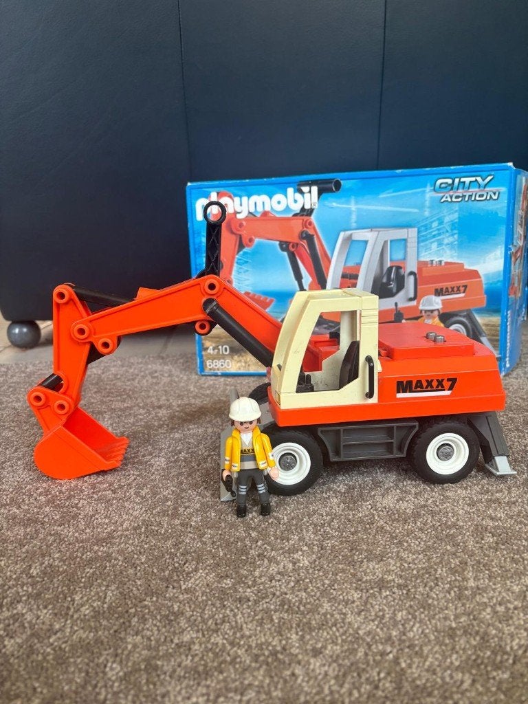 Graafmachine Playmobil 6860, Ophalen of Verzenden, Zo goed als nieuw