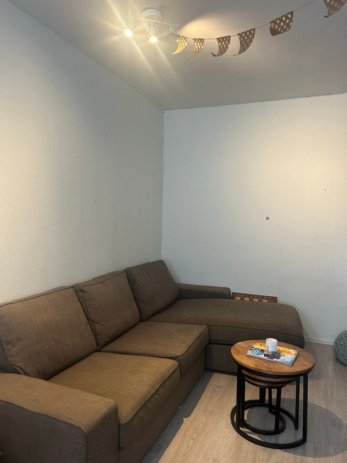 Comfortabele bank, Huis en Inrichting, Ophalen, Gebruikt, 125 tot 150 cm, Hoekbank
