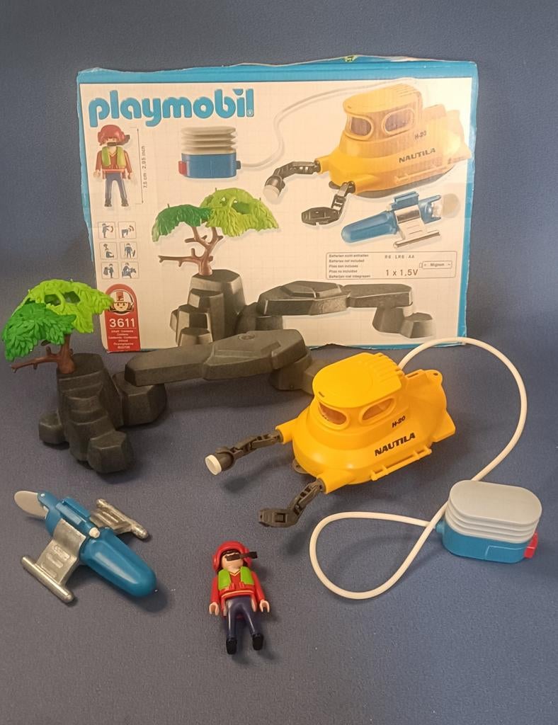 Playmobil 3611 Duikboot, Ophalen of Verzenden, Gebruikt, Complete set