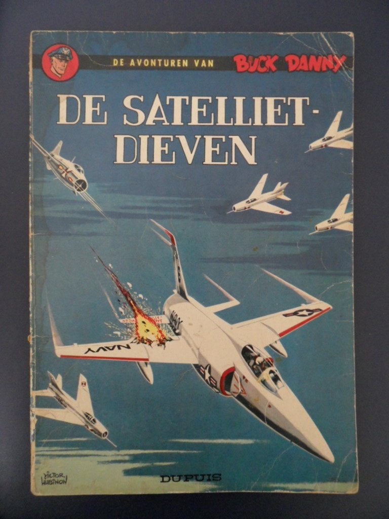 Buck Danny. De satelliet-dieven., Boeken, Eén stripboek, Ophalen of Verzenden, Gelezen