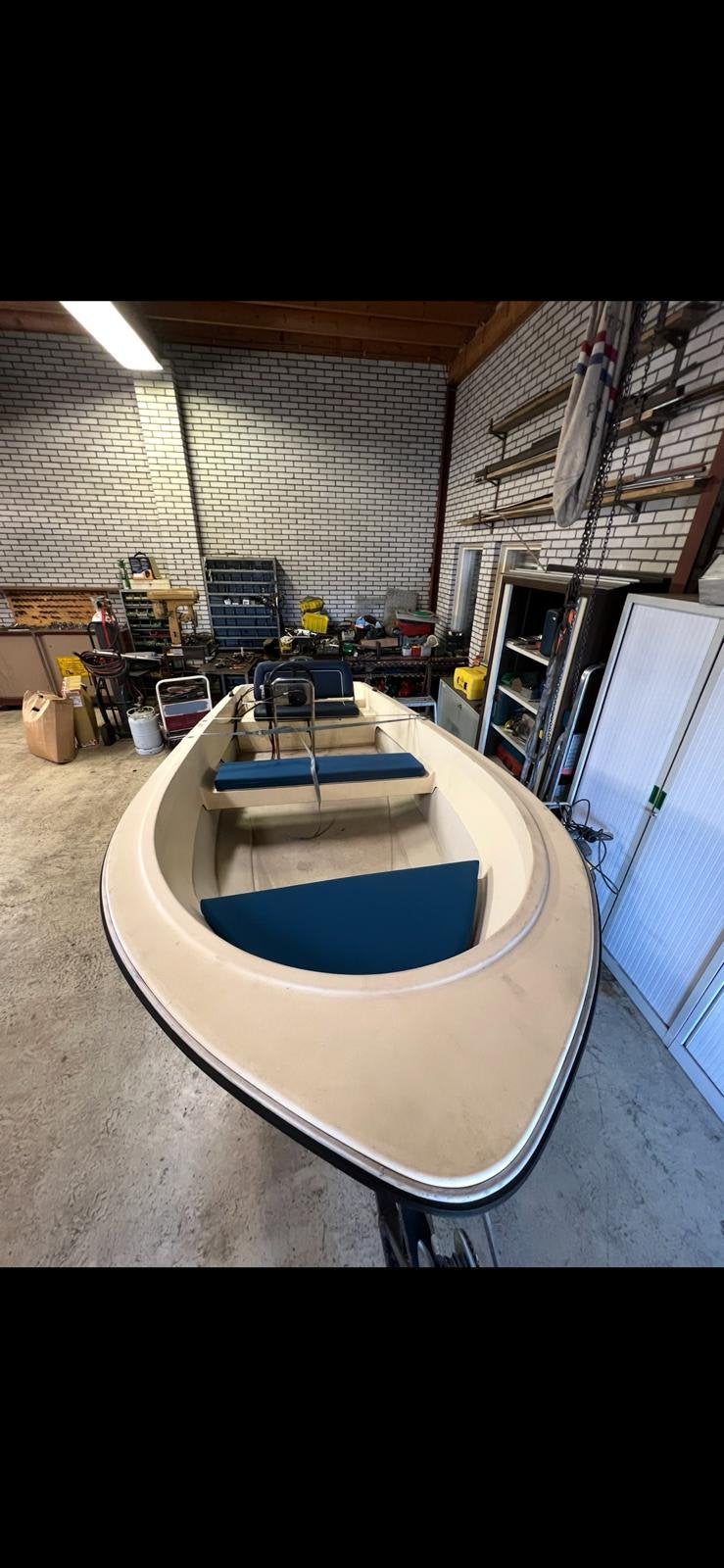 Boot Vator R14 met Yamaha 25pk 4-takt buitenboordmotor, Ophalen, Zo goed als nieuw, Buitenboordmotor
