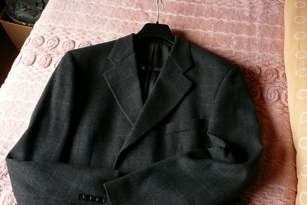 colbert mt 54 antraciet ruitje Frans Molenaar  NIEUW 30euro, Maat 52/54 (L), Overige kleuren, Frans Molenaar, Nieuw