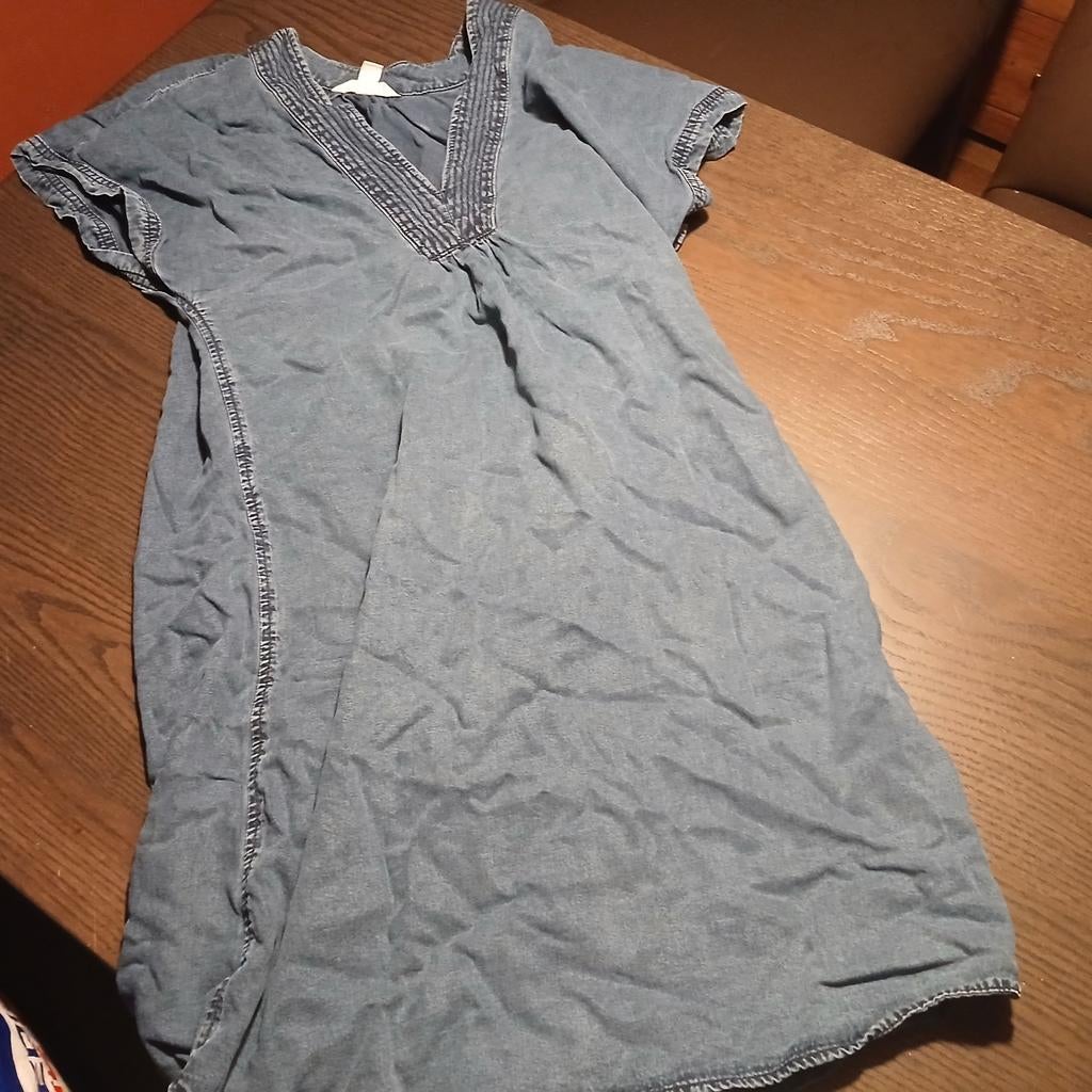 H&M Jeans Jurkje Maat 38, Maat 38/40 (M), H&M, Blauw, Ophalen of Verzenden