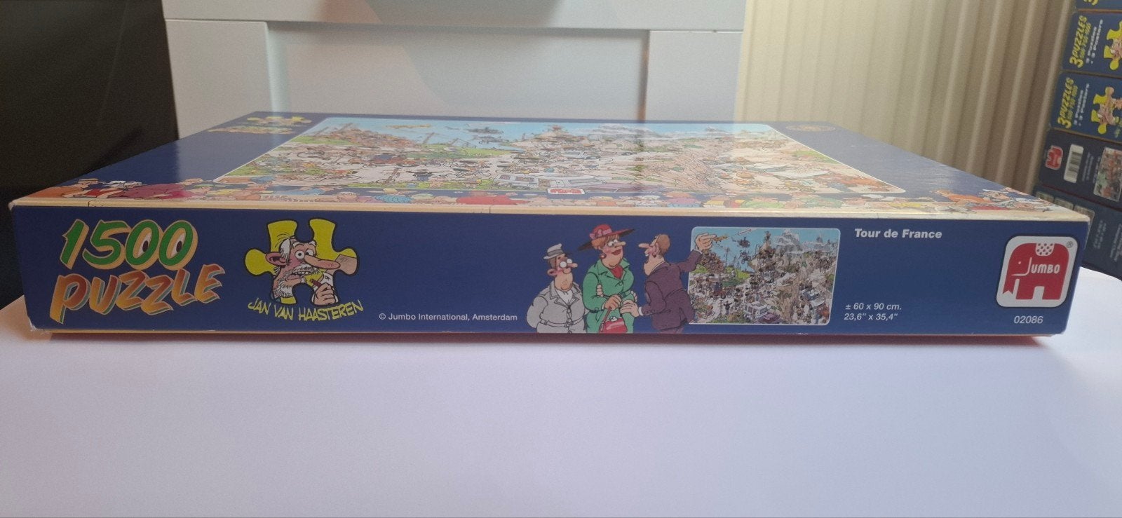 4 puzzels jan van Haasteren. 1500 stukjes. nieuw, Hobby en Vrije tijd, Denksport en Puzzels, Ophalen of Verzenden, 500 t/m 1500 stukjes