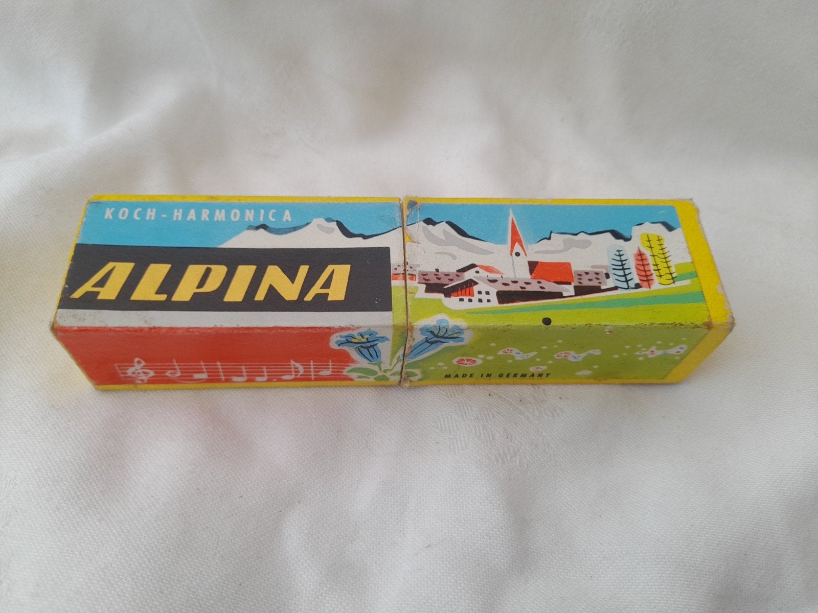 Vintage Alpina Koch- mondharmonica (Made in Germany), Muziek en Instrumenten, Gebruikt, Overige typen, Ophalen of Verzenden, Met koffer of doosje