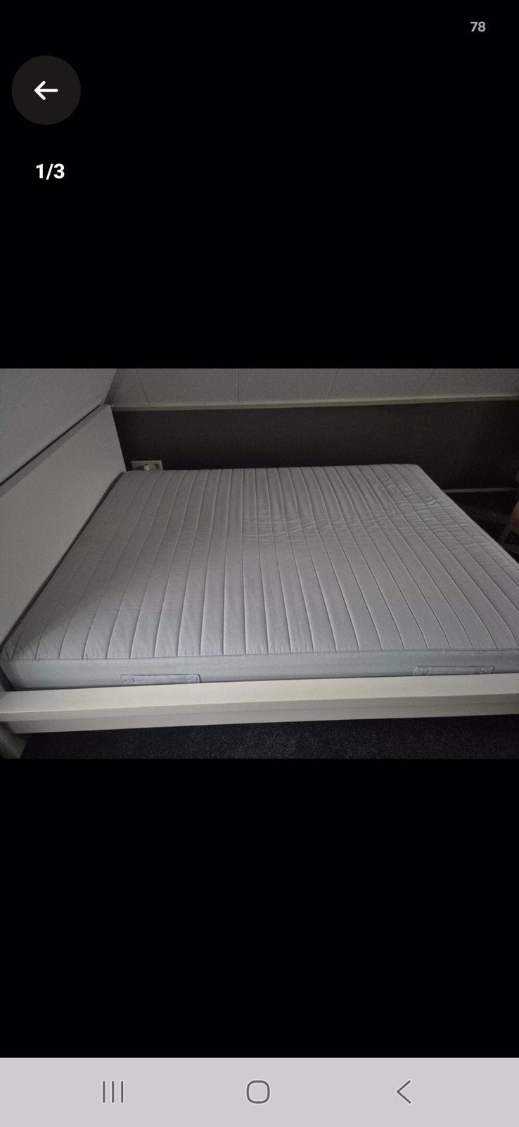 Ikea Sultan matras 160 x 200, Ophalen, Gebruikt, Tweepersoons, Matras