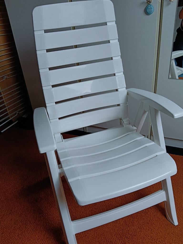 Unieke 4 vintage Hartman standen stoelen,bijna nieuw., Ophalen, Kunststof, Verstelbaar
