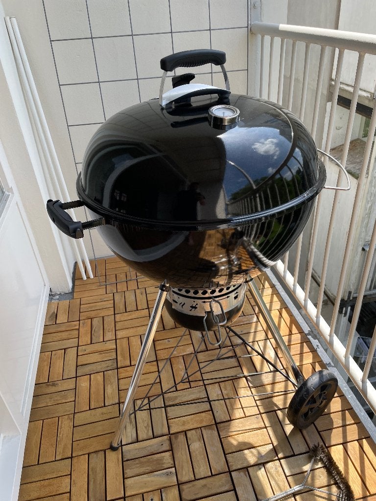 Weber Master-Touch GBS 57cm + brikettenstarter & gereedschap, Ophalen, Gebruikt, Weber, Met accessoires