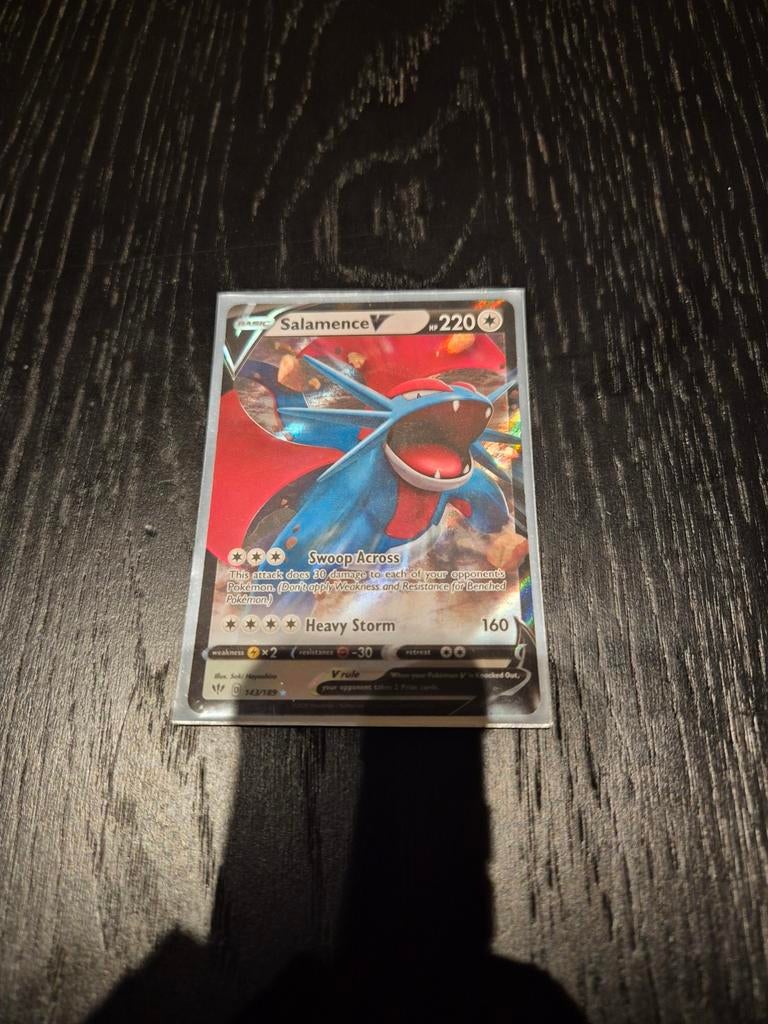 Pokemon kaart, Salamence, Ophalen of Verzenden, Zo goed als nieuw