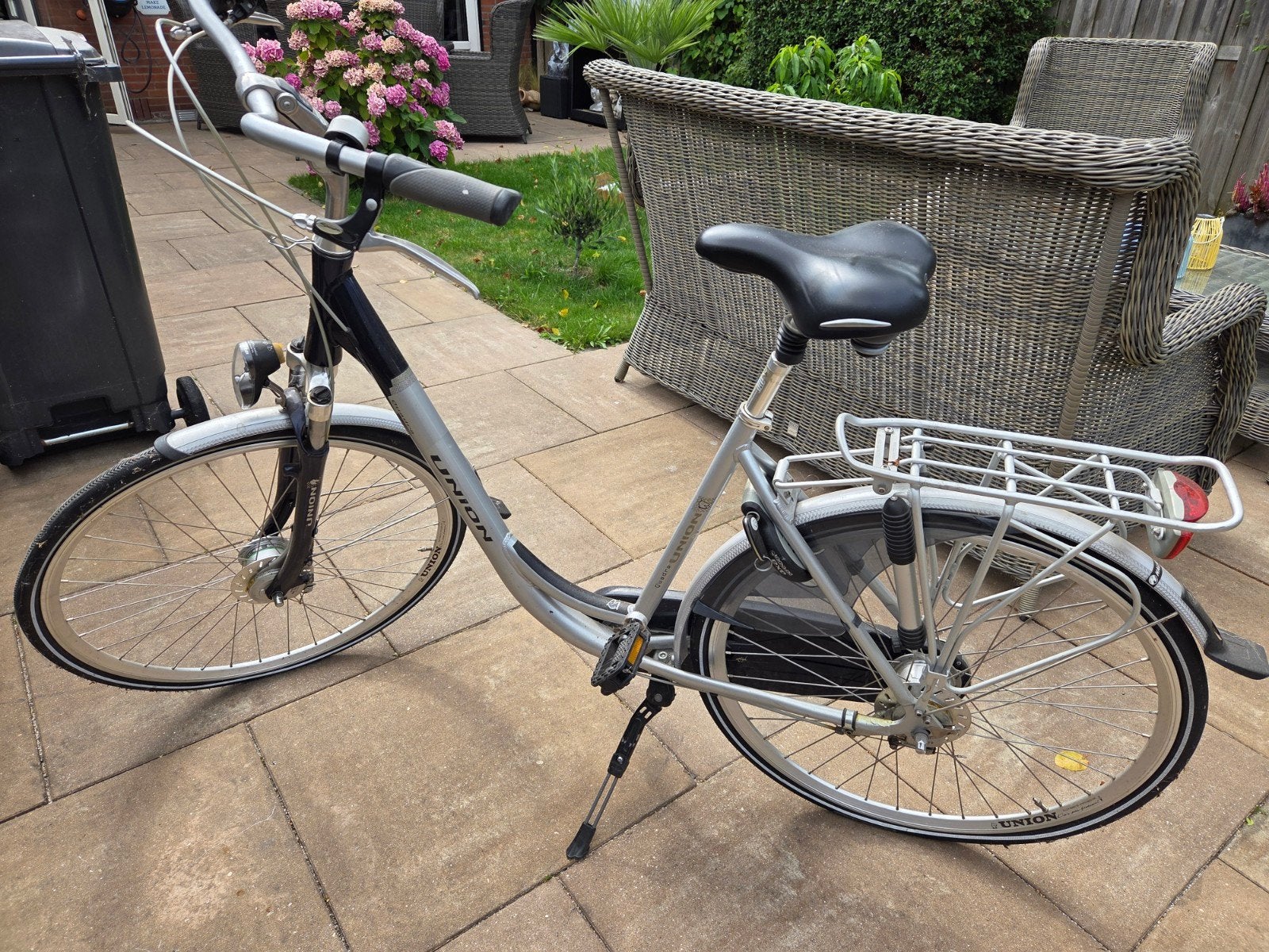 Union Damesfiets - Comfortabel en compleet, Fietsen en Brommers, Fietsen | Dames | Damesfietsen, 50 tot 53 cm, Trommelrem, Ophalen