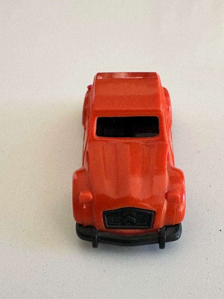 Citroën 2CV 1:87 oranje made in Duitsland, Ophalen of Verzenden, Zo goed als nieuw, Auto, Overige merken