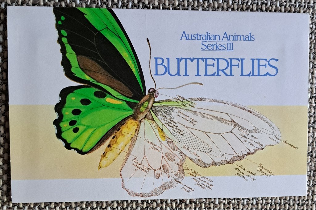 Kaart: Australian Animals - BUTTERFLIES, Ophalen of Verzenden, Briefkaart