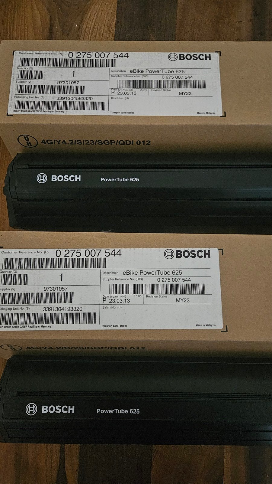 Bosch PowerTube 625 Verticaal Bes 2 (2023), Ophalen, Zo goed als nieuw