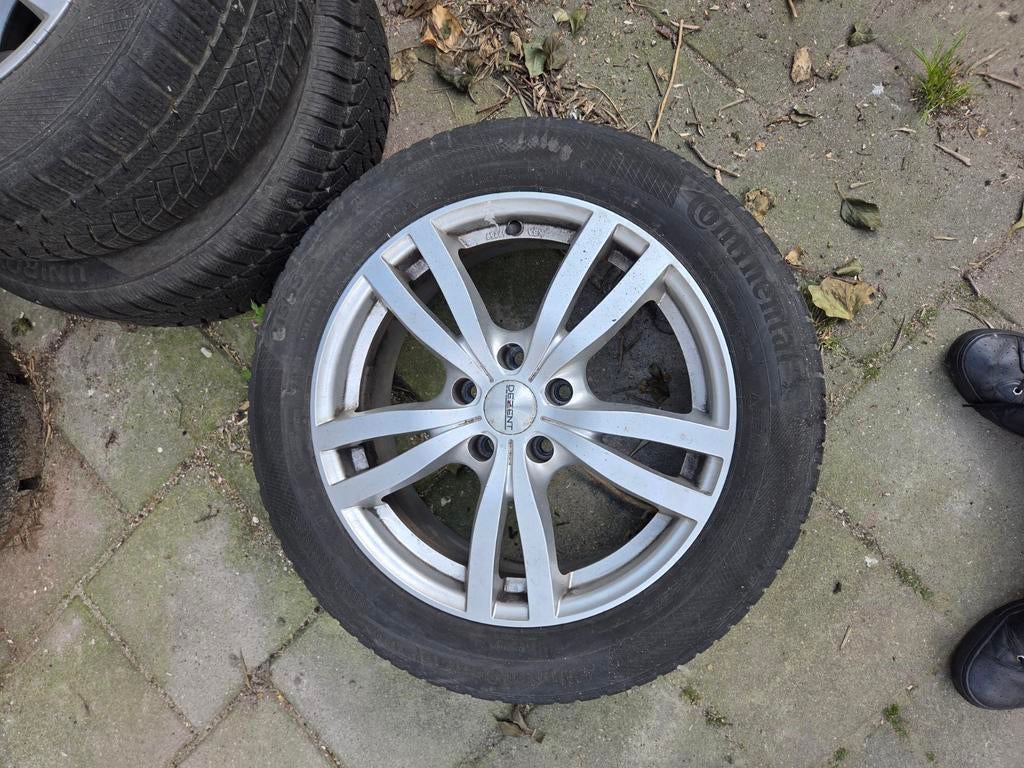 Velgen op winterbanden voor Skoda Superb, Ophalen of Verzenden, Gebruikt